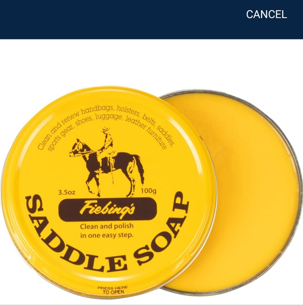 Fiebing's Yellow Saddle Soap one 3.5 ounce tin - Picture 5 of 7